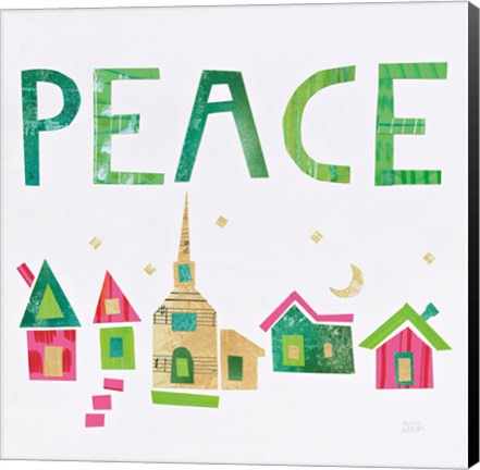Framed Christmas Collage IV Print