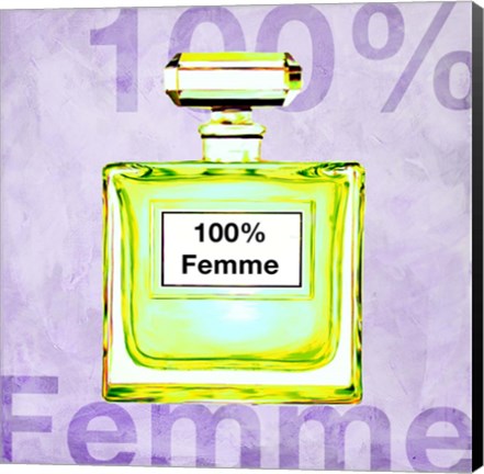 Framed 100% Femme Print