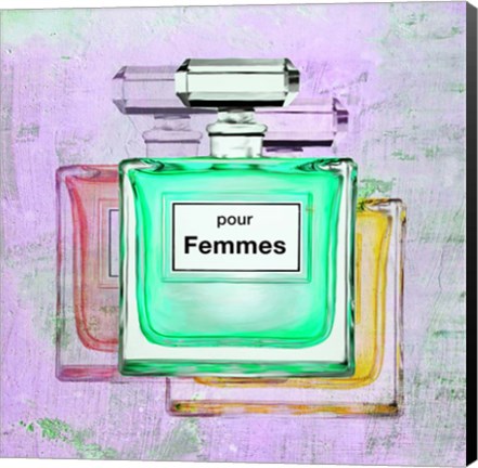 Framed Pour Femmes II Print