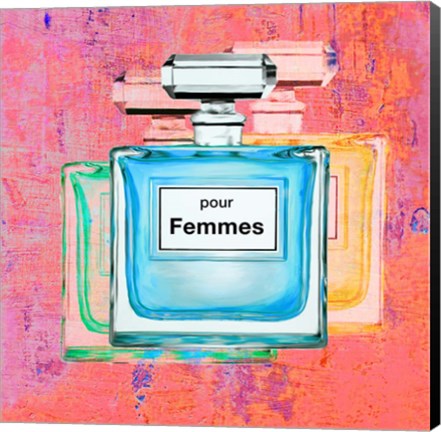 Framed Pour Femmes III Print