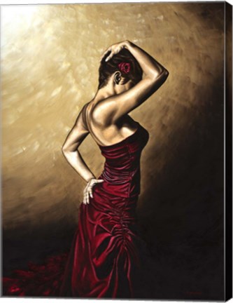 Framed Flamenco Woman Print