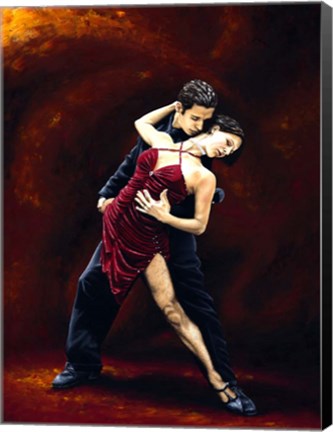 Framed Passion of Tango Print