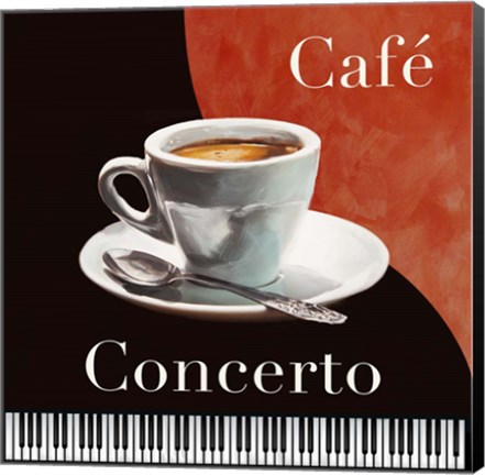 Framed Cafe Concerto Print