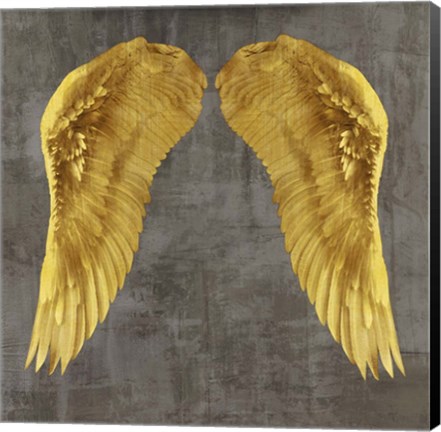 Framed Angel Wings I Print