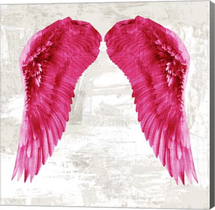 Framed Angel Wings III Print