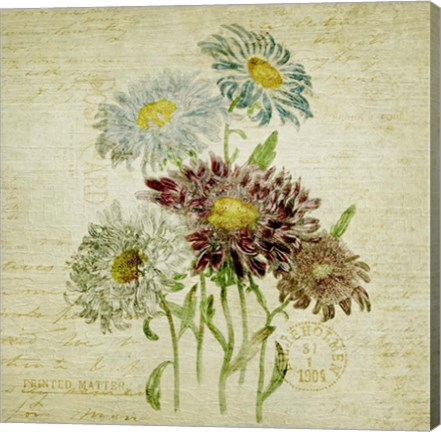 Framed Flower Print One Print