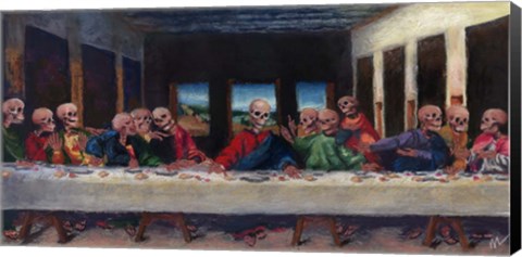 Framed Very Last Supper Print