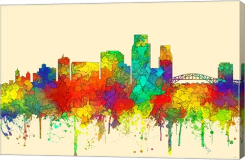 Framed Corpus Christi Texas SG Print