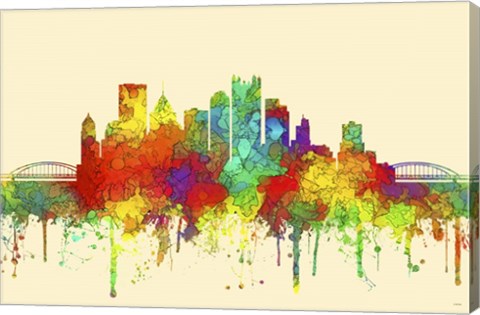 Framed Pittsburgh Pennsylvania-SG Print