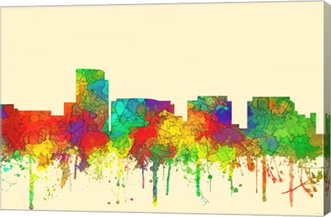 Framed Rosslyn Virginia Skyline-SG Print