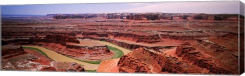 Framed Rock Formations on a Landscape, Canyonlands National Park, Colorado River, Utah Print