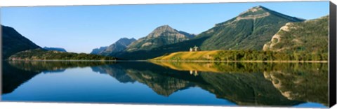 Framed Prince of Wales Hotel in Waterton Lakes National Park, Alberta, Canada Print