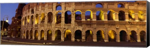 Framed Ruins of an Amphitheater, Coliseum, Rome, Italy Print