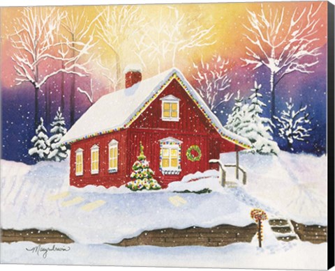 Framed Christmas Eve Magic Print