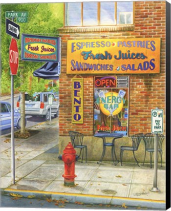 Framed Portland Neon Treats Print