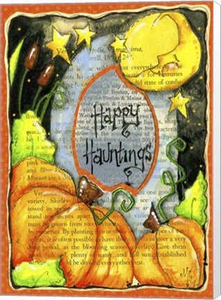 Framed Happy Hauntings Print