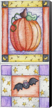 Framed Holloween Window Print
