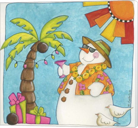 Framed Hawaiian Holiday Print