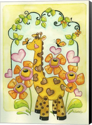 Framed Childrens Safari Print