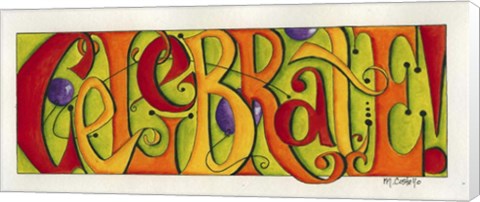 Framed Celebrate Print