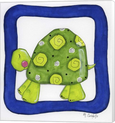 Framed Favorite Pets Turtle Print