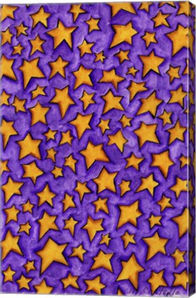 Framed Color Stars Coordinate Print