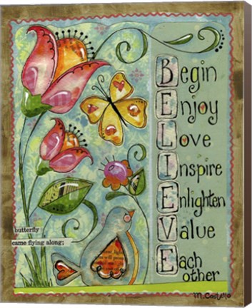 Framed Believe Print