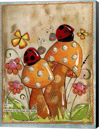 Framed Ladybug Friends Print