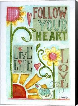 Framed Love To Thee Print