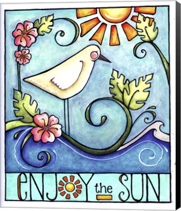 Framed Enjoy the Sun Print