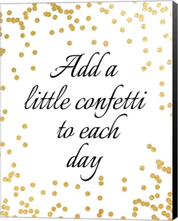 Framed Add a Little Confetti Print