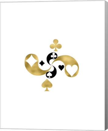 Framed Card Symbols Print