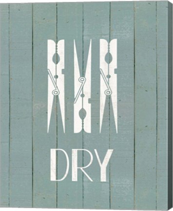 Framed Wash House Dry Print
