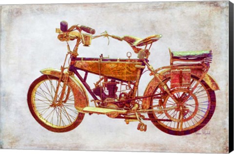 Framed Vintage Motorcycle Print