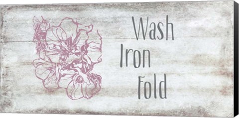 Framed Wash, Iron, Fold Print