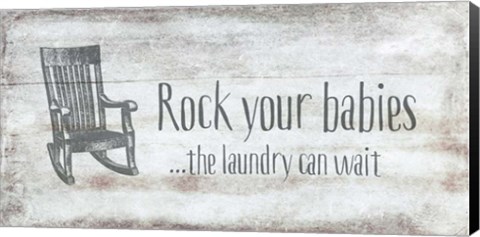 Framed Rock Your Babies Print