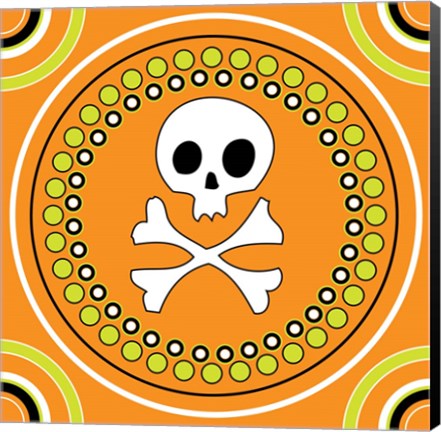 Framed Angst Pumpkin V Print