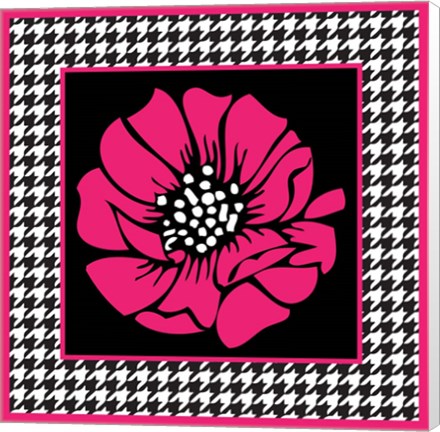 Framed Bold Pink Flower XI Print