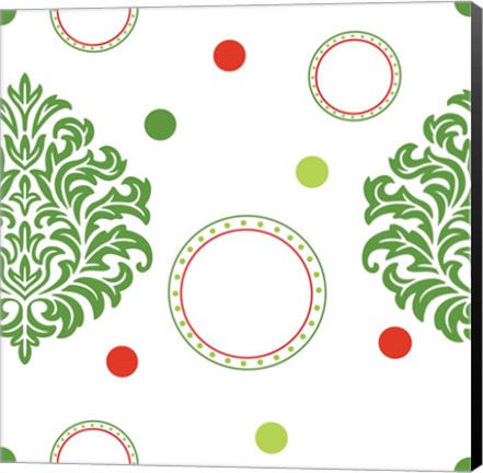 Framed Joyous Holiday IX Print