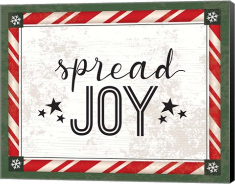 Framed Words Christmas III Print
