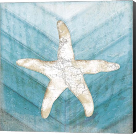 Framed Coastal Starfish Print