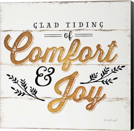 Framed Comfort and Joy Print