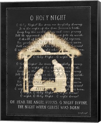 Framed O Holy Night I Print