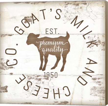 Framed Goat&#39;s Milk and Cheese Co. II Print