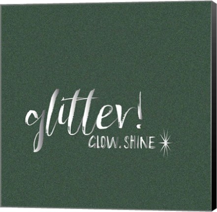 Framed Glitter Glow Shine Print