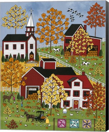 Framed Autumn Blessings Print