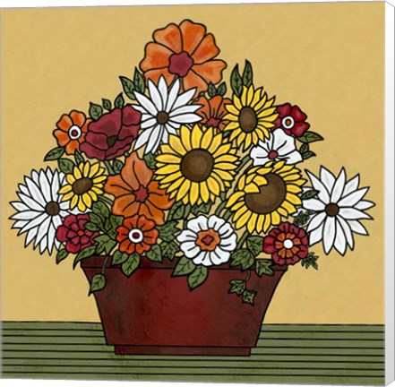 Framed Autumn Bouquet Print