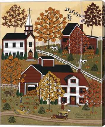 Framed Autumn Drive Print