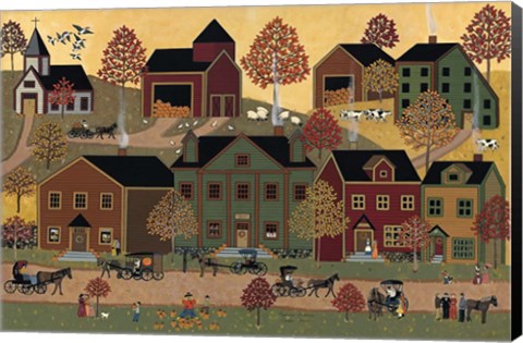 Framed Center Street Print