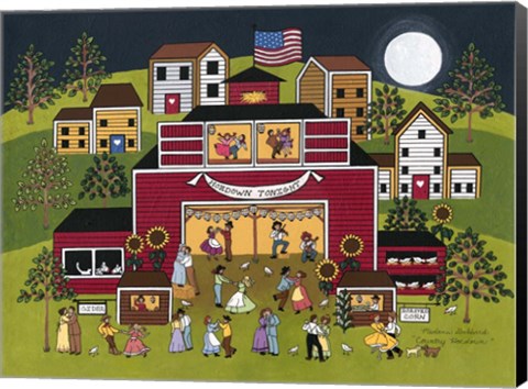 Framed Country Hoedown Print